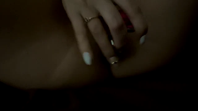 Hot Bitch Sexually Caresses her Pussy and Ass with a Butt Plug Vik1One